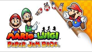 (3DS) Mario & Luigi 5 - Paper Jam Bros (100% & No Damage) - Full Walkthrough [ONE SCREEN]