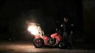 Monkeywrench Racing "Ultimate Car Build-Off" Flamethrower