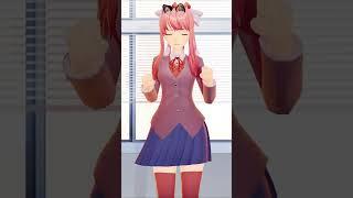 Sad Cat Dance [Vertical Version] | [DDLC MMD]