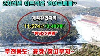 [매물번호:220119]당진토지,당진임야,당진공장부지,당진창고부지,당진전원주택,당진농가주택,당진부동산//2차선변에 길게접해있는 저렴한 야트막한임야급매물~