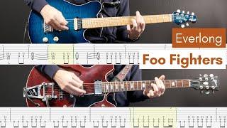 Everlong - Foo Fighters - Learn to Play! (Guitar Cover & Tabs)