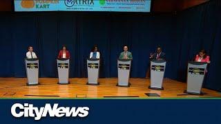 Toronto mayoral candidates square off in spirited Scarborough debate