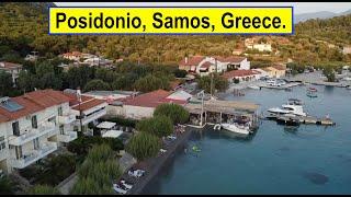 Posidonio, Samos, Greece.           #dji #drone #dronefootage #greece #aerialfootage