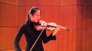 Melody Ye Yuan- Bach Sonata No 2 in A minor (Grave)