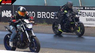 Yamaha MT-09 ️ Suzuki GSX-S750 ️ Kawasaki ZH2 ️ Suzuki GSX-R1000 ️ Yamaha FZ6 | DRAG RACES 2024