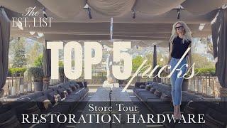 5 Must-Have Gems: RESTORATION HARDWARE Melrose Gallery Rooftop Edition! | THE EST. LIST