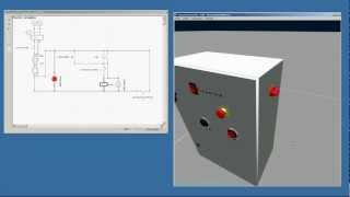 Electrical simulation with 3D items