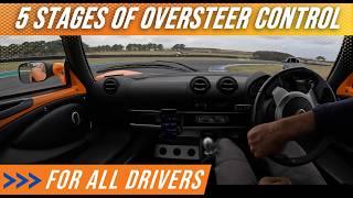 Can you master 5 stages to learn oversteer control?