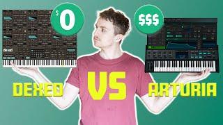 Is the FREE Dexed better than Arturia DX7? FM Synth Comparison - Dexed vs DX7 (V Collection 9)