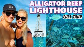  VISITING ALLIGATOR REEF LIGHTHOUSE IN ISLAMORADA BLEW OUR MINDS  BEST FLORIDA KEYS SNORKELING 