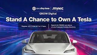 Stand a Chance to Own a Tesla Model 3 from Exabytes!