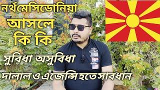 নর্থ মেসিডোনিয়া আসার সুবিধা অসুবিধা কি কি।। North Macedonia visa for Bangladeshi। #northmacedonia