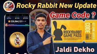 Rocky Rabbit Game Pass Code | Rocky Rabbit New Update | Rocky Rabbit Game Code Today