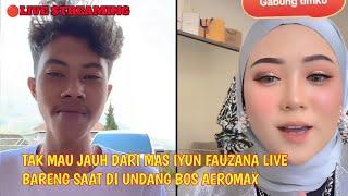 live Tiktok! perlakuan manis mas iyun pada fauzana saat di depan bos aeromax,pantesan tak bisa jauh