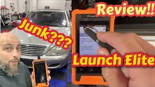 Mercedes Benz Launch Creader Elite review!! Most thorough review on YouTube! OBD2 scanner