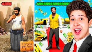 PASO de POBRE a RICO en GTA 5! ️ (Película)