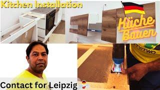 Kitchen Installation Küche Bauen in Leipzig Germany Vlog