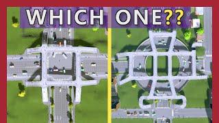 Cities Skylines Roundabout or Intersection [Which to Use?] 2022