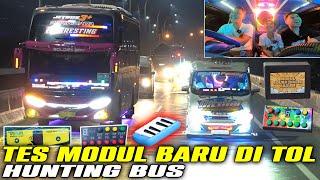 TRAGA DITDIM TES MODUL BARU DI TOL, SAMBIL HUNTING BUS