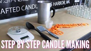 Step by step candle making - A visual candle making guide for everyone