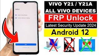 Vivo Y21 Y21A All Vivo Devices Frp Bypass New Security 2024 | Without Computer