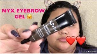 Quick NYX Eyebrow Gel Tutorial