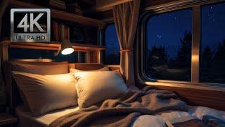 Overnight on the Midnight Express, Relaxing Night Train Ambience, Train Sounds for Sleeping