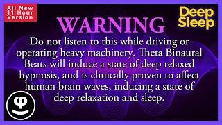 11 Hour Deep Sleep | Unlock Your Third Eye | 432Hz Binaural Beats for Healing & Restful Sleep