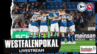 Krombacher Westfalenpokal: Arminia Bielefeld gegen Westfalia Herne