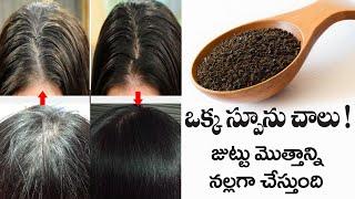 Get Rid of Gray Hair Easily | Improves Natural Hair Color | Get Black Hair | Manthena's Health Tips