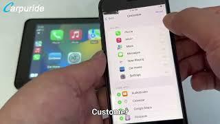 Carplay add and delete APP