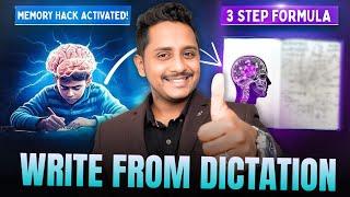 Write from Dictation Like a Pro! 3-Step Memory Formula Revealed