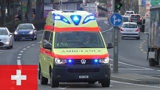 [BERN] Ambulance auf Einsatzfahrt zum Inselspital | Responding with siren and lights