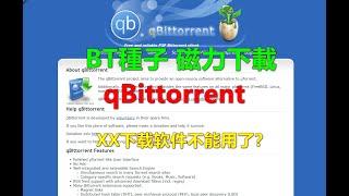 BT種子、磁力下載軟件推薦：qBittorrent BT种子、磁力下载软件推荐：qBittorrent 迅雷不能用了替代软件