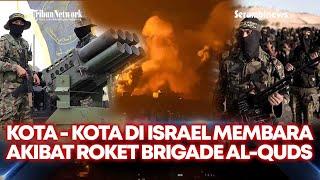 Roket Brigade Al-Quds Jebol Iron Dome Kota - Kota di Wilayah Israel Membara