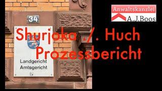 Landgericht Frankfurt: Shurjoka gegen Tobias Huch. Prozessbericht. Ich habe beide getroffen.