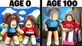 We Lived From 0 To 100 YEARS OLD In Roblox Brookhaven!!