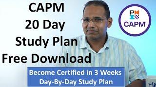 CAPM 20 Day Study Plan - Free Download
