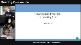 How to submit a talk to Meeting C++ 2024 - Jens Weller