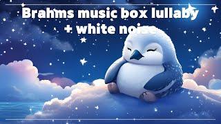 Brahms lullaby + white noise to help baby penguins fall asleep in 3 minutes 