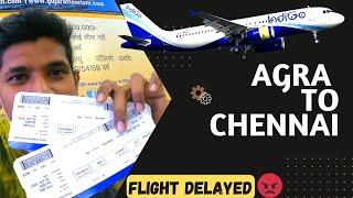 AGRA TO CHENNAI FLIGHT JOURNEY VLOG | TAMIL VLOG | ZIA UNCUT