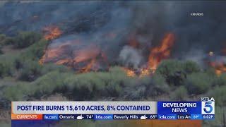 'Post Fire' burns 15,610 acres