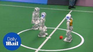 Australian and US robots compete at RoboCup soccer finals - Daily Mail