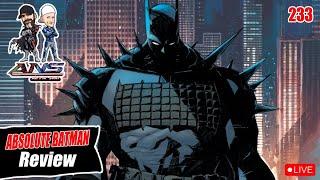 ANS 233 || Absolute BATMAN REVIEW #batman #absolutebatman #dccomics