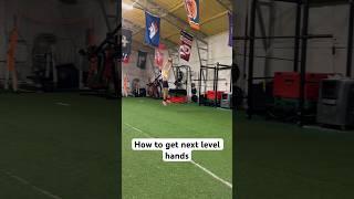 How to get next level hands #football #nfl #sports #footballshorts #footballskills