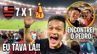 FLAMENGO 7 x 1 TOLIMA E EU TAVA LÁ!! Encontrei até o Pedro!!