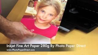 Inkjet Fine Art Paper 280g By Photo Paper Direct