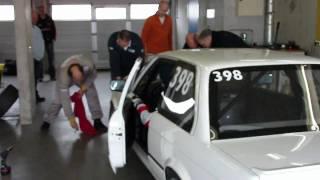 DNRT BMW E30 Tim Tuning getting a damaged car back out