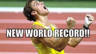 A NEW WORLD RECORD!! Armand Duplantis SOARS To New World Record Height In Pole Vault Masterclass!