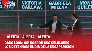 CASO LOAN: los CRUCES de LLAMADOS entre los DETENIDOS